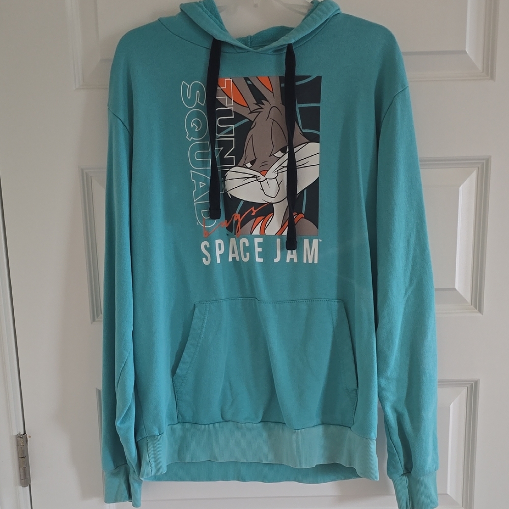 Warner Bros. Space Jam Teal Hoodie